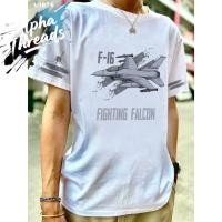 ราคา จัดส่งตลอด 24 ชั่วโมง เสื้อยืดสกรีนลาย F 16 FIGHTING FALCON เสื้อยืดผ้า (40960609878)