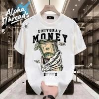 ราคา จัดส่งตลอด 24 ชั่วโมง เสื้อยืด oversize unisex สตรีทแฟชั่น โคตรนุ่ม เสื้อ ไม่หดตัวลาย เสื้อไม่ยับ ลาย MONEY (40767086668)