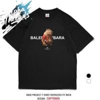 ราคา จัดส่งตลอด 24 ชั่วโมง Alpha Threads เสื้อคอฟิต เสื้อยืด Oversized รุ่น Capybara เสื้อยืดคอกลม EXP (40762764062)