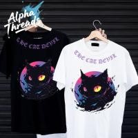 ราคา เสื้อยืดสกรีนลาย THE CAT DEVIL เสื้อยืดผ้า MICRO POLYESTER 100 เสื้อยืดผ้าไมโครโพลีเอสเตอร์ 100 (40709620544)