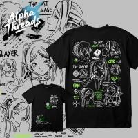 ราคา จัดส่งตลอด 24 ชั่วโมง Alpha Threads Evelyn s Funeral Oversize New Elements Print High Quality Relaxed T Shirt (40464331040)