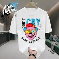 ราคา จัดส่งตลอด 24 ชั่วโมง เสื้อยืดคอกลม แขนสั้น oversize t shirt สกรีนลายเท่ๆ เสื้อสตรีทเเฟชั่น เสื้อยืดชาย หญิง (40360625741)