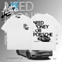ราคา จัดส่งตลอด 24 ชั่วโมง Alpha Threads เสื้อยืด PORSCHE 911 NEED MONEY FOR PORSCHE (26490134871)