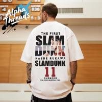 ราคา จัดส่งตลอด 24 ชั่วโมง วินเทจอเมริกัน พิมพ์ลาย SLAM DUNK โคตรนุ่ม OVERSIZE เสื้อคอกลม เสื้ออนิเมะ เสื้อเท่ๆ เสื้อ (26088612415)