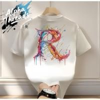 ราคา จัดส่งตลอด 24 ชั่วโมง R motifs เสื้อยืดผู้ชายนําเข้าเท่ๆ เสื้อยืดผู้ชาย Original Premium (44161228718)