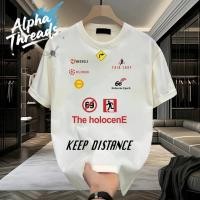 ราคา จัดส่งตลอด 24 ชั่วโมง เสื้อยืดสั้นผู้ชายจาก American Fashion high street เสื้อผ้าสีขาวสําหรับวัยรุ่นปี 2025 (43358465520)