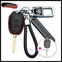 ราคา 2 ปุ่ม Toyota เคสกุญแจรถ สําหรับ Toyota YARIS 2023 Sport vios 2013 YARIS 2019 Commuter 2012 YARIS vios 2019 ปลอกกุญแจหนัง (28419912378)