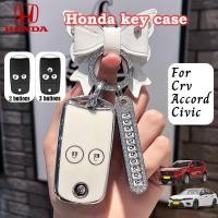 ราคา เคสกุญแจรีโมทรถยนต์ TPU พร้อมสายคล้อง สําหรับ Honda CRV Accord Civic 2 3 ปุ่ม (24022298150)