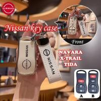 ราคา Nissan car 3 4ปุ ่ มเคสกุญแจสําหรับ Nissan X TRAIL TIDA NAVARA พวงกุญแจเคสกุญแจ (27650112227)