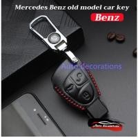 ราคา เหมาะสําหรับกุญแจรถ Mercedes Benz รุ่นเก่า 3 ปุ่ม Benz W124 W203 W204 W210 W211 ปลอกกุญแจหนัง (27859894424)