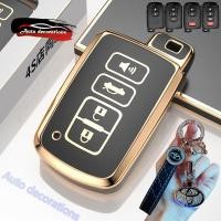 ราคา ปลอกกุญแจรถ Toyota สําหรับ Toyota Altis Camry Hybrid Camry เคสกุญแจรถ พวงกุญแจขอบทอง (24488256031)