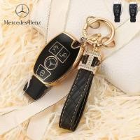 ราคา Mercedes Benz A B C S Class AMG GLA CLA GLC W176 W221 W204 W205 AMG เคสกุญแจรถ Mercedes Ben ฝาครอบกุญแจรีโมท (40851810032)