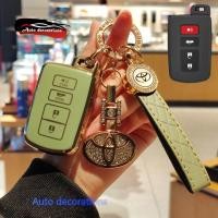 ราคา 4 ปุ่ม เคสกุญแจรถยนต์ Toyota Altis พวงกุญแจขอบทอง สําหรับฝาครอบกุญแจ Toyota Camry Hybrid (24339254740)