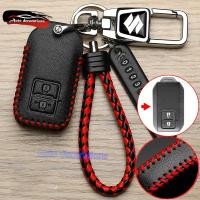 ราคา เคสกุญแจรีโมทรถยนต์ Suzuki สําหรับ Suzuki Ertiga xl7 WAGON R wsift Ertiga GLX ฝาครอบกุญแจรถ Suzuki พวงกุญแจหนังวัวกระเป๋ากุญแจ (29566585522)