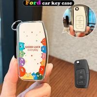 ราคา ดีไซน์ใหม่ ปลอกกุญแจลายการ์ตูน Ford Little Monster เหมาะสําหรับพวงกุญแจ Ford fiesta focus ecosport 2013 2017 (24340140421)