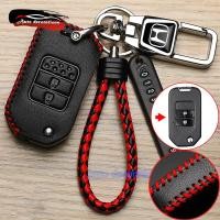 ราคา พวงกุญแจหนัง Honda สําหรับ Honda JAZZ GK CIVIC FB เคสกุญแจรถ ปลอกกุญแจฮอนด้า (29972247647)