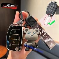 ราคา เคสกุญแจรถ Hyundai H1 reina grand Starex ปลอกกุญแจ Hyundai 2 ปุ่ม กระเป๋าใส่กุญแจขอบเงิน พวงกุญแจ Hyundai (27215382903)