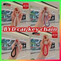 ราคา พวงกุญแจรถ BYD พร้อมสติ๊กเกอร์โลโก้ พวงกุญแจหนัง BYD atto3 sealion 6 7 M6 shark dolphin seal อุปกรณ์เสริมกุญแจรถ (43154486002)