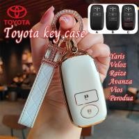 ราคา เคสกุญแจรีโมทรถยนต์ TPU สําหรับ toyota Yaris Vios Veloz Raize Avanza Perodua 2 3 4 ปุ่ม (25676302145)