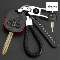 ราคา เคสกุญแจรีโมทรถยนต์ หนังวัวแท้ 3 ปุ่ม สําหรับ Mitsubishi Pajero Triton Miraage Antrage (25019936480)