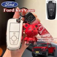 ราคา เคสกุญแจรีโมทรถยนต์ 2 ปุ่ม พร้อมสายคล้อง สําหรับ Ford RAPTOR F 150 Ford Next Gen Everest (24674184255)