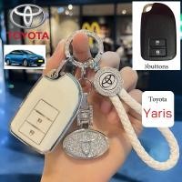 ราคา เคสกุญแจรีโมทรถยนต์ Tpu สําหรับ Toyota Yaris 2 ปุ่ม (24520317649)
