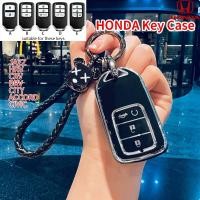 ราคา เคสกุญแจเงิน Honda สําหรับ Honda JAZZ HRV CRV BRV CITY ACCORD CIVIC ดีไซน์ประณีต ฝาครอบรีโมทกุญแจ Honda (41601766416)