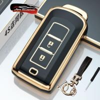 ราคา ปลอกกุญแจ Mitsubishi Xpander Trition Mirage Delica pajero เคสกุญแจรถสปอร์ต พวงกุญแจ Mitsubishi 2 ปุ่ม (25885285874)