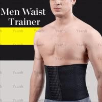 ราคา YSANH Men Slimming Body Shaper Abdomen Reducer Tummy Control เทรนเนอร์เอว การสร้างแบบจําลองสายฟิตเนสเข็มขัดการบีบอัด Shapewear กีฬา (54950178179)