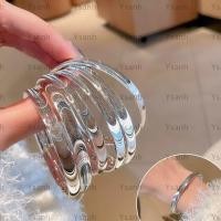 ราคา ใช่ กําไลเงิน สร้อยข้อมือตาแมวทองแดงแฟชั่น อุปกรณ์เสริมเครื่องประดับที่เรียบง่ายเปิดปรับได้ (48851035958)