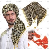 ราคา YSANH Shemagh Headscarf ขนาดใหญ่พู่หัวคอผ้าพันคอ ผ้าพันคอเครื่องแต่งกายผ้าพันคอ Keffieh สําหรับผู้ชายผู้หญิง (45601230219)