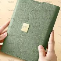 ราคา YSANH Binder Notebook Leather Cover Agenda Planner Refillable Notebook อุปกรณ์สํานักงาน Loose leaf A6 A5 Travel Journal Notebook (42815567268)