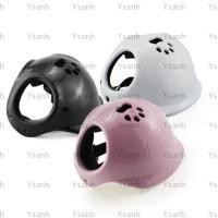 ราคา ใช่ หมวกกันน็อคสุนัขสัตว์เลี้ยง พลาสติกมีรูหูสัตว์เลี้ยงหมวกมอเตอร์ไซค์สวมทนหล่อสายรัดปรับได้สีทึบลูกสุนัขหมวกนิรภัยแมว (40866561233)