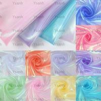 ราคา YSANH Laser Tulle ผ้า Organza โปร่งใสเงา ตกแต่ง Tulle Thin Organza Dresses ผ้า Designer (28390867633)