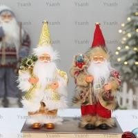 ราคา ใช่ ตกแต่งซานตาคลอสยืนซานตาคลอส9นิ้วเครื่องประดับต้นคริสต์มาสตกแต่งบ้านน่ารักซานตาคลอสตุ๊กตาอุปกรณ์ปี (53600992473)