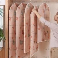 ราคา YSANH ผ้าคลุมกันฝุ่นเสื้อผ้า กันน้ําการ์ตูนพิมพ์เสื้อสูทถุงเก็บฝุ่น ตู้เสื้อผ้ากระเป๋าแขวนกันความชื้นแบบปิดมิดชิด (40426343609)