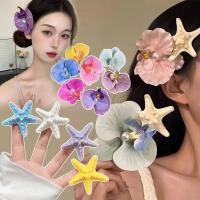 ราคา กิ๊บผมลายดอกไม้และปลามังกร สำหรับผู้หญิง สไตล์ทะเล สไตล์หรูหรา (43958027839)