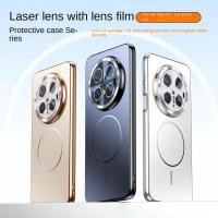 ราคา สําหรับ Huawei mate 70 60 50 40 pro plus กรณี Hard ชุบแม่เหล็กไร้สายชาร์จเลนส์ปกป้องปกหลังสําหรับ honor magic 8 7 6 x9c กล้องกันกระแทกเกราะป้องกัน (49250329741)