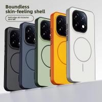 ราคา สําหรับ วิฟ ไอคิว 15 กรณีฮาร์ดซิลิโคนผิวแม่เหล็กชาร์จไร้สายป้องกันปกหลังกรณีสําหรับ ไอคิว15 ฉัน 15เปลือกโทรศัพท์ (42126184528)