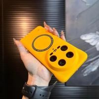 ราคา แม่เหล็กไร้สายชาร์จเคสโทรศัพท์สําหรับ Xiaomi Mi 14 13 13t 12S 12 Pro Ultra 12X poco x6 f6 f5 f4 f3 redmi k70 k70e k60 turbo3 note13 Slim Frameless Hard พลาสติกปกหลัง (27005862247)