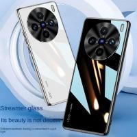 ราคา สําหรับ VIVO v29 X100 ultra x100s x90 x80 Pro x90proplus iqoo 12 กรณีหรูหรา Hard กระจกนิรภัยชุบเลนส ์ ป ้ องกันด ้ านหลังสําหรับ VIVO X100Pro โทรศัพท ์ Shell (21086961575)