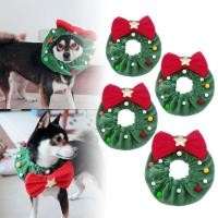 ราคา ใหม่คริสต์มาสปลอกคอสุนัขสบายคริสต์มาสสัตว์เลี้ยงผ้าพันคอตุ๊กตาแมวปกสบายปรับปลอกคอสําหรับสัตว์เลี้ยง (56450577248)