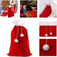 ราคา ใหม่กระสอบคริสต์มาสถุงซานต้าสีแดงพร้อมเชือกรูดขนาดใหญ่คริสต์มาสปัจจุบันถุงเก็บวันหยุดปาร์ตี้ (29714840754)