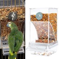 ราคา 1 PCS อัตโนมัติ Neat Bird Feeder นกแก้ว Feeder Anti splash อาหารขนาดใหญ่ความจุ Feeder กรงนกอุปกรณ์เสริม (26968630580)