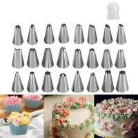 ราคา 1 ชิ้นสแตนเลสท่อกระเป๋าตกแต่งเค้กด้วยแปรงทําความสะอาดขนมถุงไอซิ่งและ Coupler อุปกรณ์เบเกอรี่ (40468185660)
