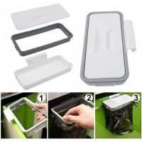 ราคา ใหม่แบบพกพาถังขยะกระเป๋าผู้ถือฝาปิดและคลิปที่ถอดออกได้สําหรับลิ้นชักติดตั้งง่ายเหมาะสําหรับห้องครัวหรือห้องน้ํา (41222410035)