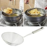 ราคา 1 ชิ้นกระชอนทอดกรอง Multi ขนาดยาวกระชอนกรอง Skimmer ช้อนครัวครัวเรือนอุปกรณ์เสริม (44369635912)