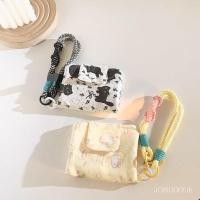 ราคา เกาหลีเกาหลีอินซอกกระเป๋าใส่เหรียญน่ารักแมวดํากระเป๋าใส่เหรียญจี้มินิหูฟังเปลี่ยนการจัดเก็บสากล (55201234154)