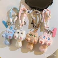 ราคา All Match สีส้มตุ๊กตาแมวหางเคสโทรศัพท์จี้หมุนกล้องพวงกุญแจจี้จี้พร้อมคลิปหญิง (53550630216)