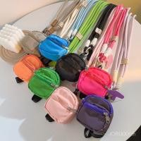 ราคา T อินเทรนด์ Creative ins สีส้มกระเป๋านักเรียนขนาดเล็กจี้เคสโทรศัพท์ Lanyard แขวนไหล่แขวนคอแขวนสายคล้อง Universal (48101301334)